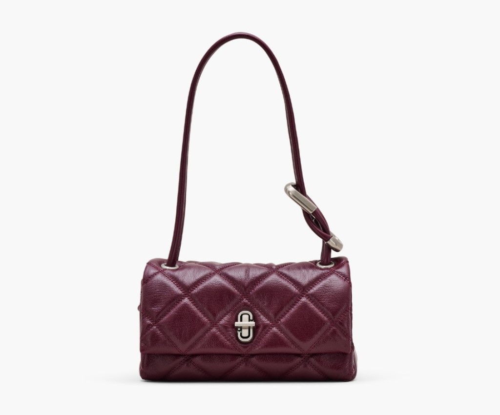 The Mini Dual Shoulder (Dark Plum)